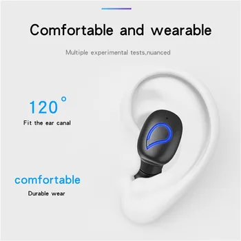

Beautyss Wireless Bluetooth earphone Fingerprint Touch HD 3D stereo bass Earbud Noise Canceling Gaming Sport Headset