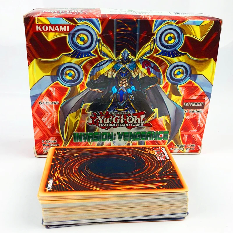 Yu gi oh 216 шт набор с коробкой yu Аниме фигурки игровая коллекция карт дети мальчики