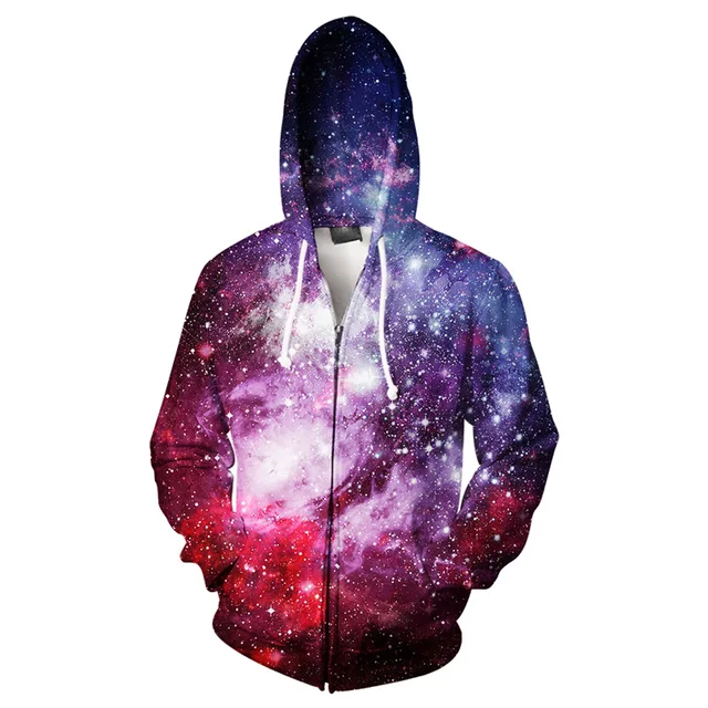 paint spill galaxy hoodie