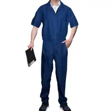 S-4XL Горячая Весна Мужская Новая мода с коротким рукавом комбинезон куртка для Авто ремонта