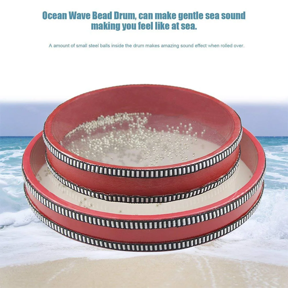 

Musical Bead Instrument Early Learning Drum Ocean Wave Toys Gift Sea For Baby Kid