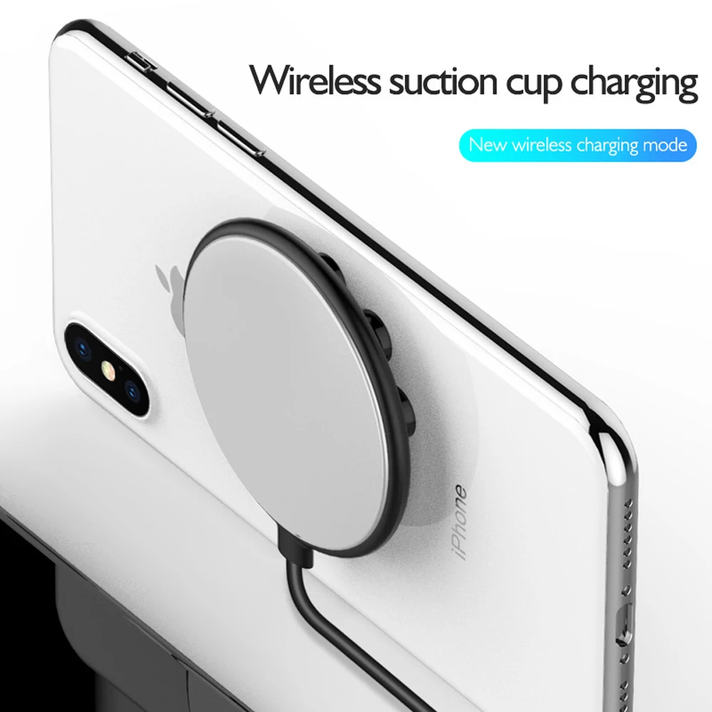 

Ultra-thin Wireless Fast Charging With Sucker For Xiaomi Mix 2s/3 / Mi 7/8 5V 2A Qi Wireless Quick Charger For Samsung S8/S9 /S7