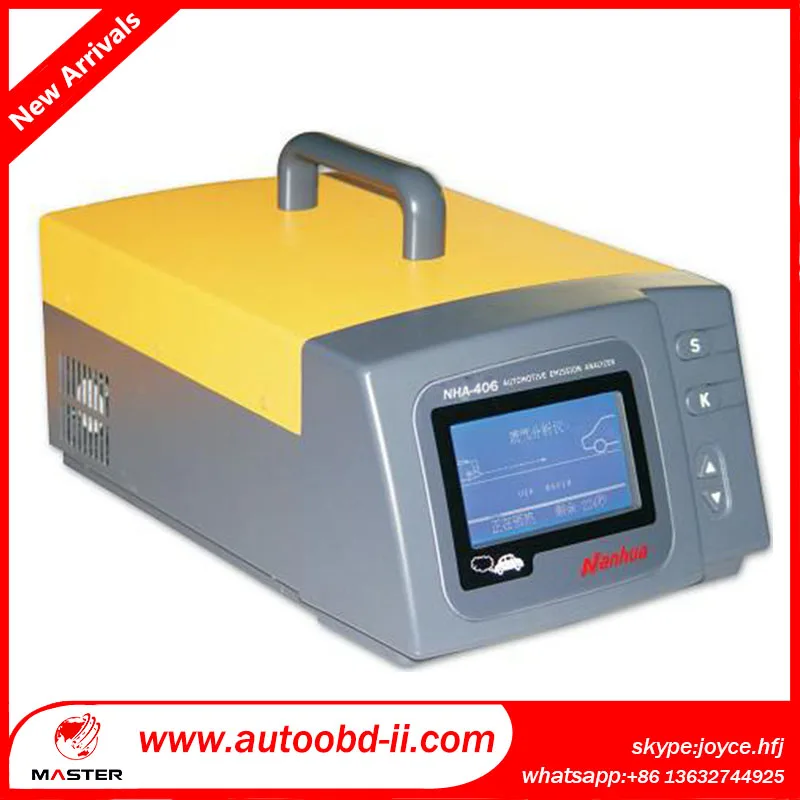 Automotive Exhaust Gas Analyzer NHA406 110V/220V car auto smoke waste