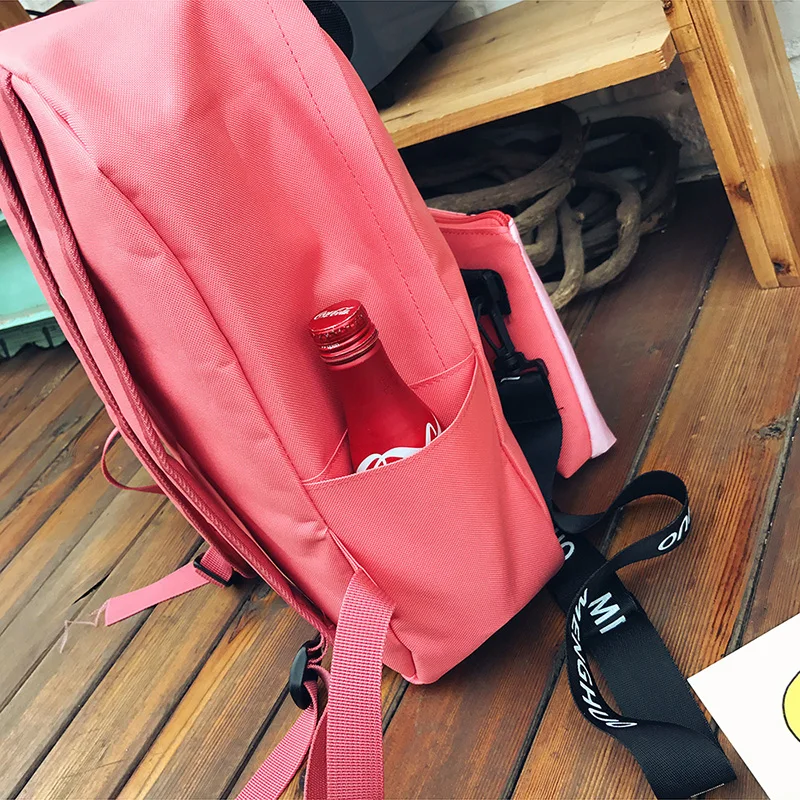 2017 Hot Multifuncional Personalized Detachable Pocket Backpack Fashion Separable Shoulder Bag 2pc School Bag Casual Travel Bags (48)