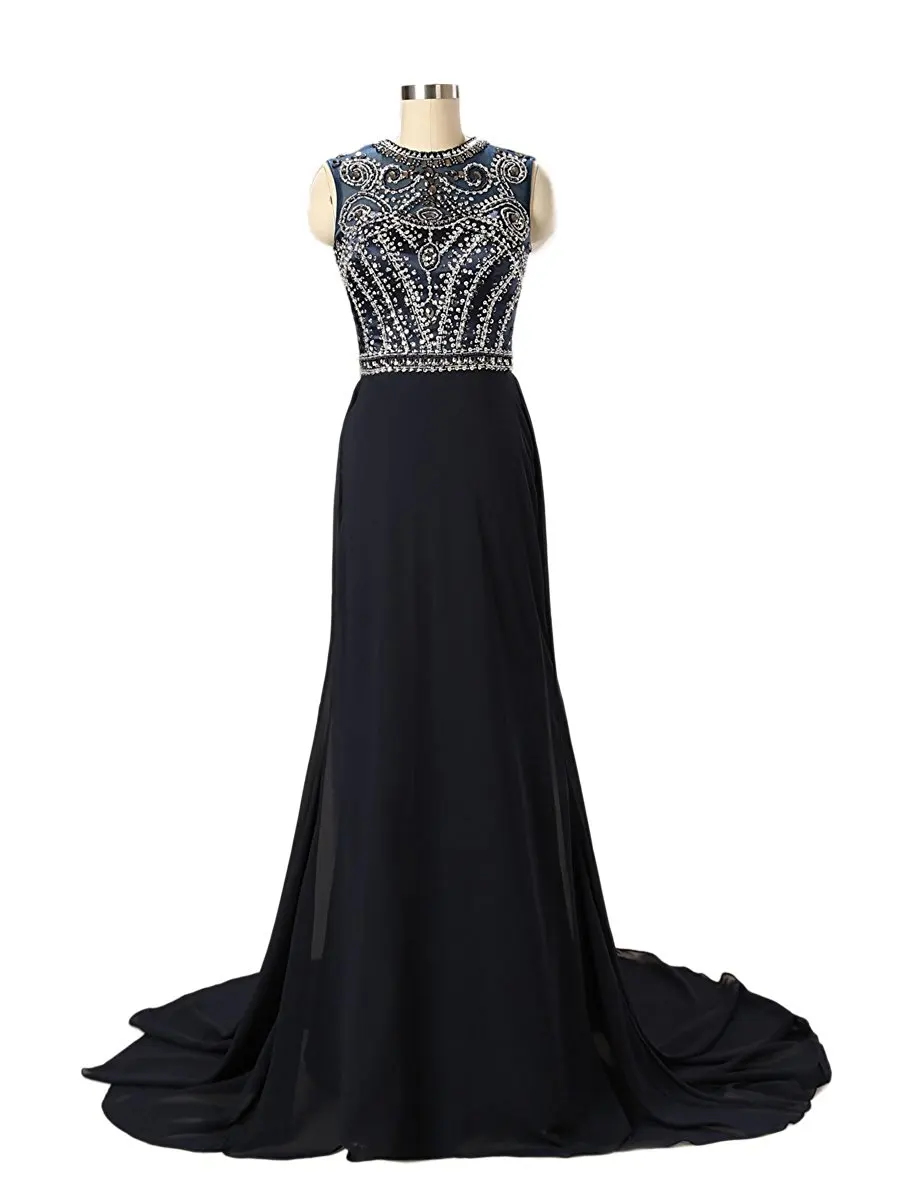 

Black Mermaid Prom Dress Long Beaded Evening Party Gown Abendkleider 2019 Formal Women Gown Robe Se Soiree Vestido Longo