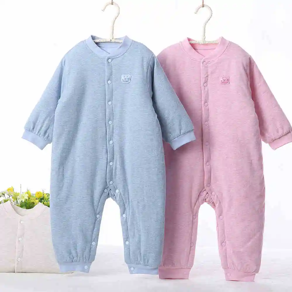 

2017 Bloom Baby Imported Baby Romper Long Sleeves 100% Cotton Baby Pajamas Cartoon Printed Newborn Baby Girls Boys Clothes