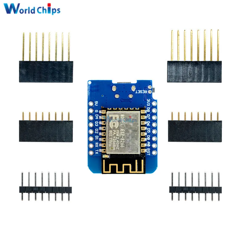 ESP8266 ESP-12 ESP-12F CH340G CH340 V2 USB для WeMos D1 Мини Wi-Fi макетная плата NodeMCU IOT 3 В с контактами |