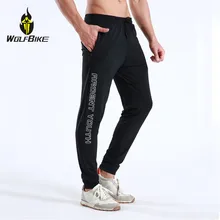 Wolfbike эластичные мягкие велосипедные штаны для бега, спорта, езды на велосипеде, длинные брюки для бега, дышащие штаны для велосипеда MTB