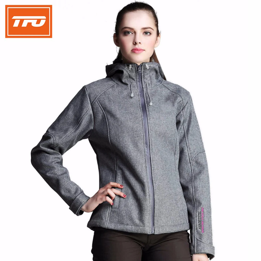 white hiking jacket