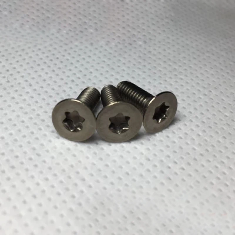 M1.6 Torx T & Tx Screws Ta2 Titanium Flat Bolts Countersunk Pure