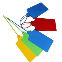 30 шт./лот 250 мм Пластик подтяжки безопасности провода уплотнения замка кабель tightener Галстуки печать блокировки для логистики