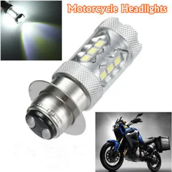 

1Pc H6M 100W Motorcycle Super White 20 LED Headlights Bulbs Lamps For Yamaha