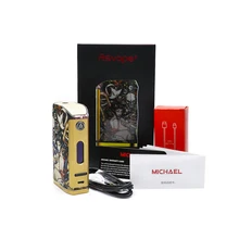 100% Оригинальные asvape Michael VO200 TC mod Devils Night edition для электронных сигарет танк питание от аккумулятора 18650
