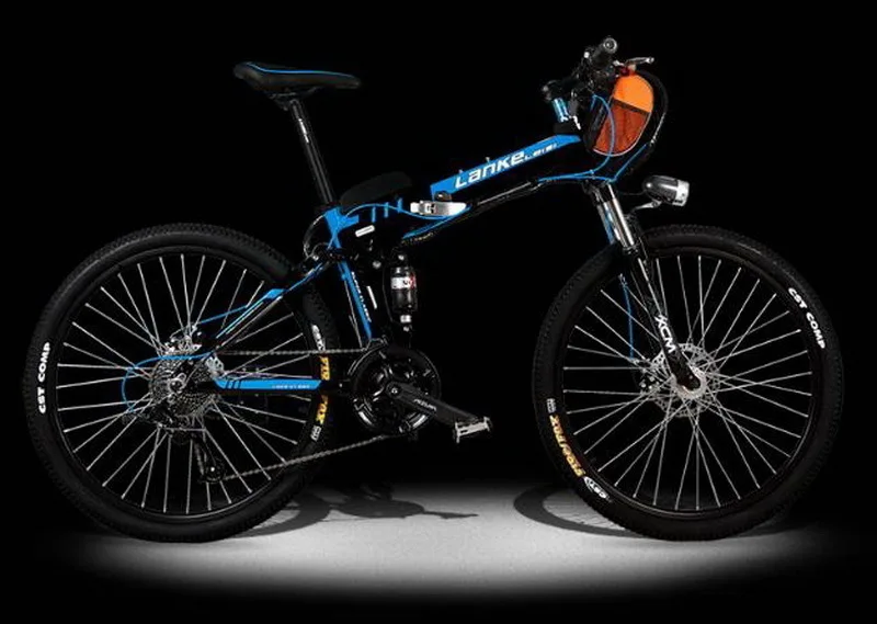 Tb310902/складной литиевый велосипед 26 дюймов 27 скоростей алюминиевый сплав одно колесо велосипеды Электрический велосипед/Аэрокосмическая алюминиевая рама - Цвет: 36V 10A