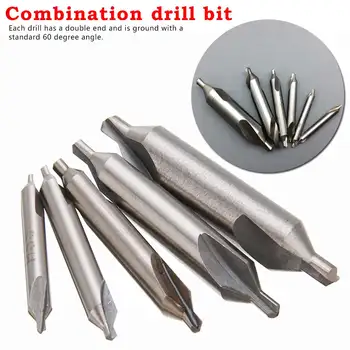 

5Pcs Power Tools 60 Degree Countersink Drill Set 1.5mm /2mm/2.5mm /3mm /4mm HSS Center Drills Bits Set Precision Combined