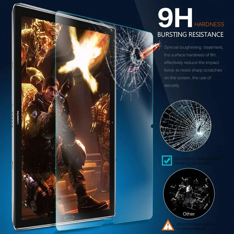 Закаленное стекло для Huawei Mediapad M5 10 8 дюйма защита экрана 9H прозрачная защитная