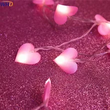 IWHD 1 м 1,5 м 2 м Рождественские огни наружная светодиодная гирлянда на батарейке световые шары для украшения звезды свет день рождения, свадьба, Рождество огни
