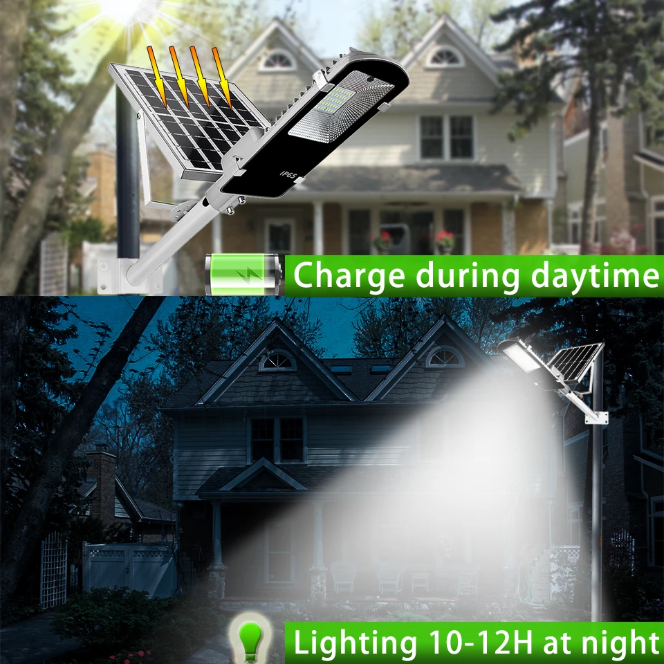 Светодиодный солнечный уличный свет Водонепроницаемый Открытый Солнечный свет 100 Вт светодиодный солнечный светильник уличные солнечные светодиодные фонари для сада улицы