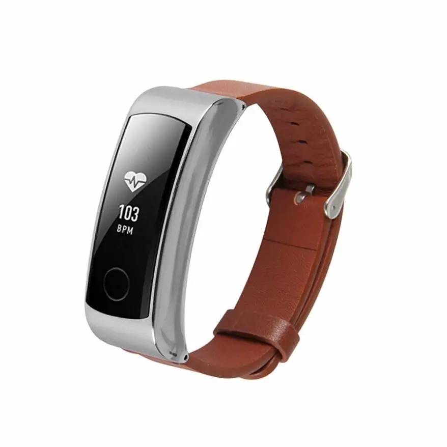 

Leather Accessory Band Bracelet Watchband For Huawei Honor Band 3 drop shipping nov3