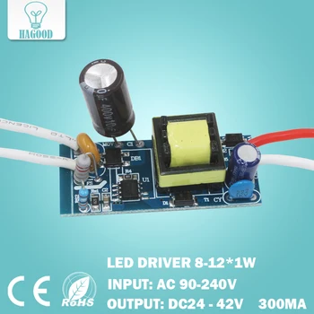 

10pcs 1-36W LED Light Drive Power Supply Transformers Input AC90-265V Built-in Driver Constant Current 240-300mA for DIY Lights