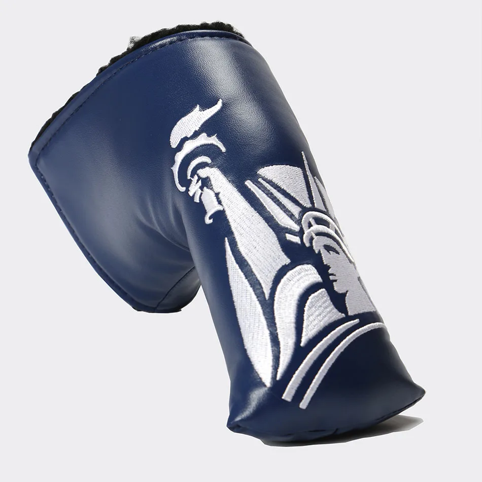 Гольф- клубов клюшкой headcover пу headcover подходит лопатка свободы гольф синего coulor клюшкой