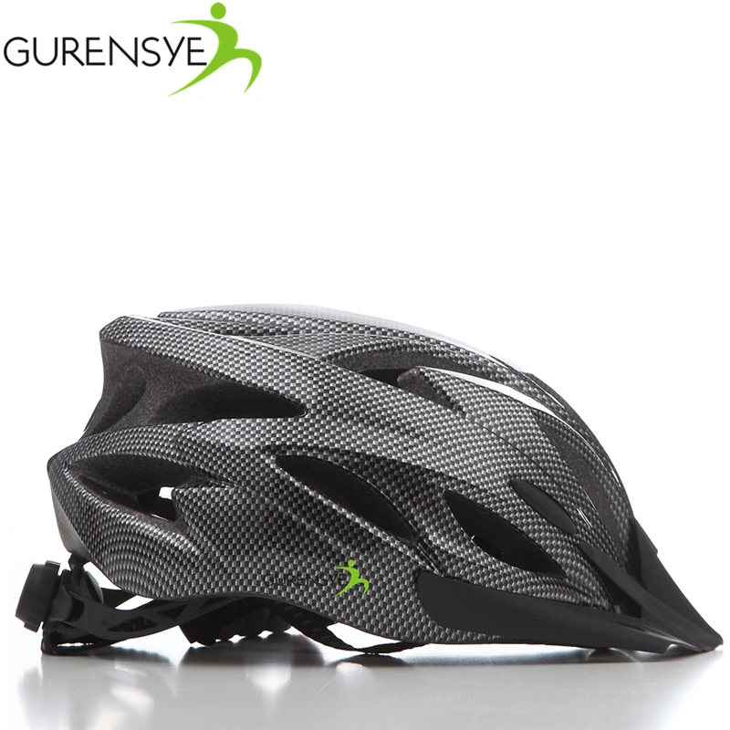 Gurensye Black Bicycle Helmets Men Women Safety Helmet Mountain Road