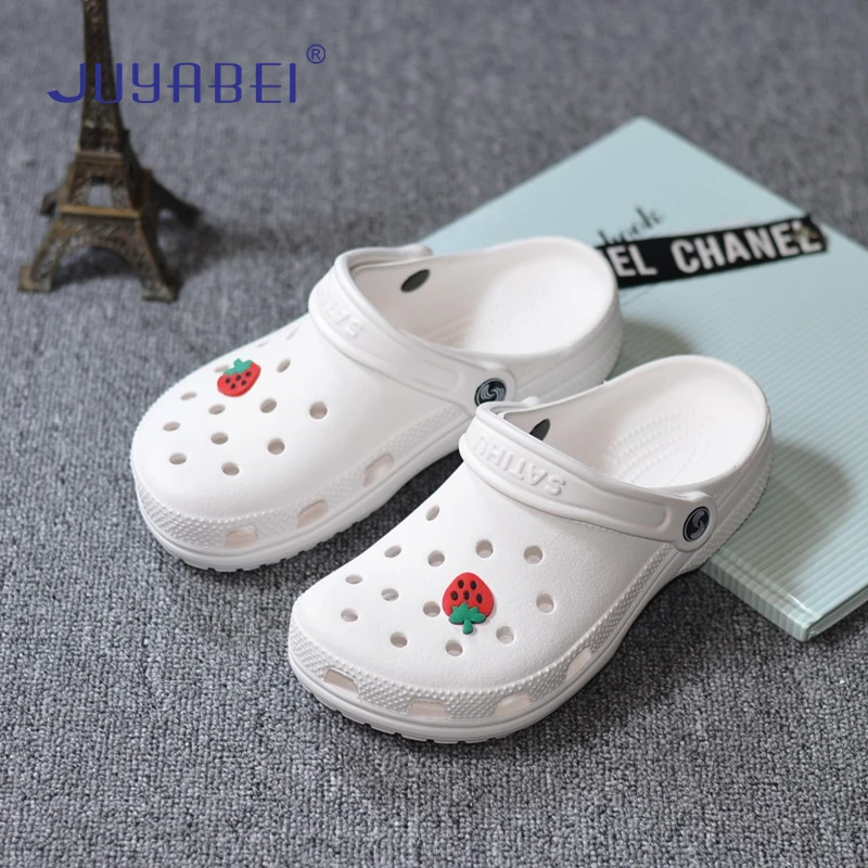 

2019 New Summer Thick Sole Cute Nurse Doctor Medical Slip Ladies Slippers Casual Large Size Sandals Slippers White Nurse Shoes