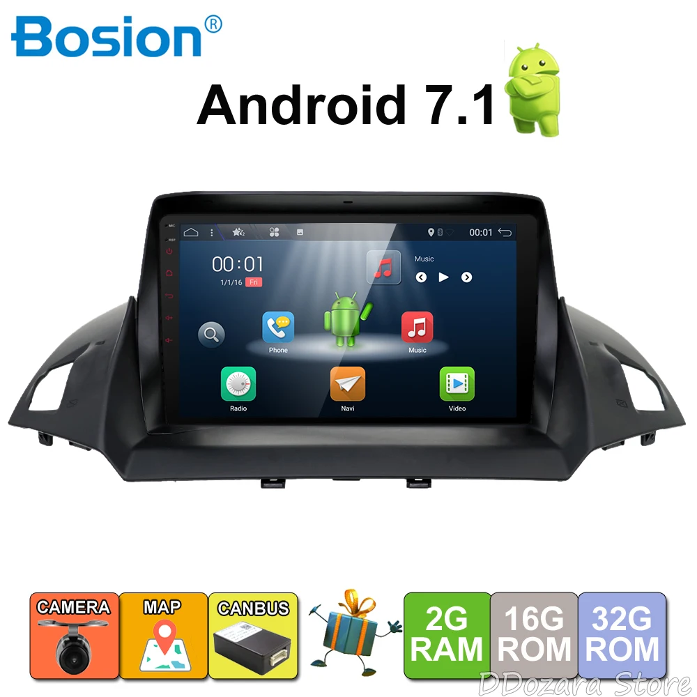 

IPS 9" Android 8.0 quad Core Car DVD Radio Player GPS For Ford Kuga 2013 2014 2015 2016 2017 4G WiFi Multimedia Stereo