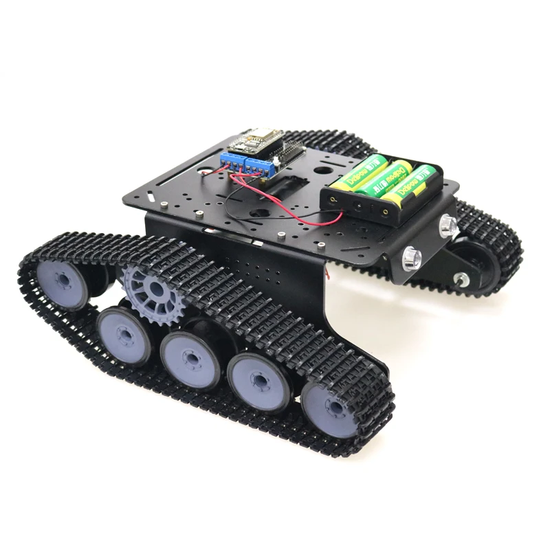 Doit Tp300 Wifi Robot Tank Chassis Robot Modello Di Auto Controllato Da Telefono Cellulare Android Basato Su Nodemcu Esp8266 Board Kit