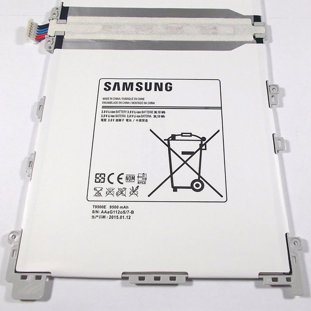 Batterie d Origine Samsung T9500C T9500E T9500U pour Samsung Galaxy Note Pro 12.2 SM-P900 SM-P905 P901 Galaxy Tab Pro T900 