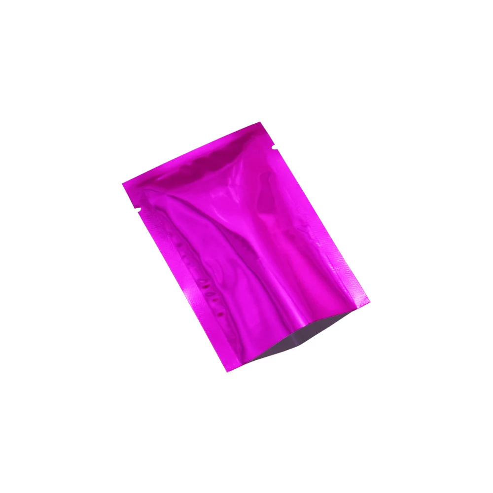 

8*12cm(3.15''x4.7'') Heat Sealable Purple Aluminum Foil Storage Bag 200pcs/lot Dried Food Packing Package Vacuum Pouch Mylar Bag