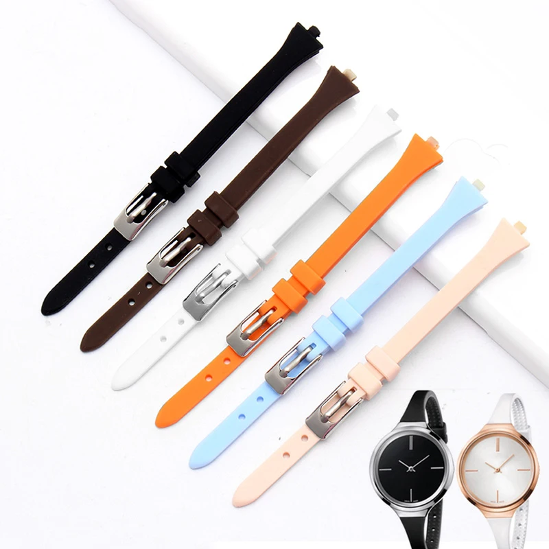 

Soft Silicone Watch Band Replacement Watch Strap for K4U236/K4U231 Women's Soft Silicone 3mm