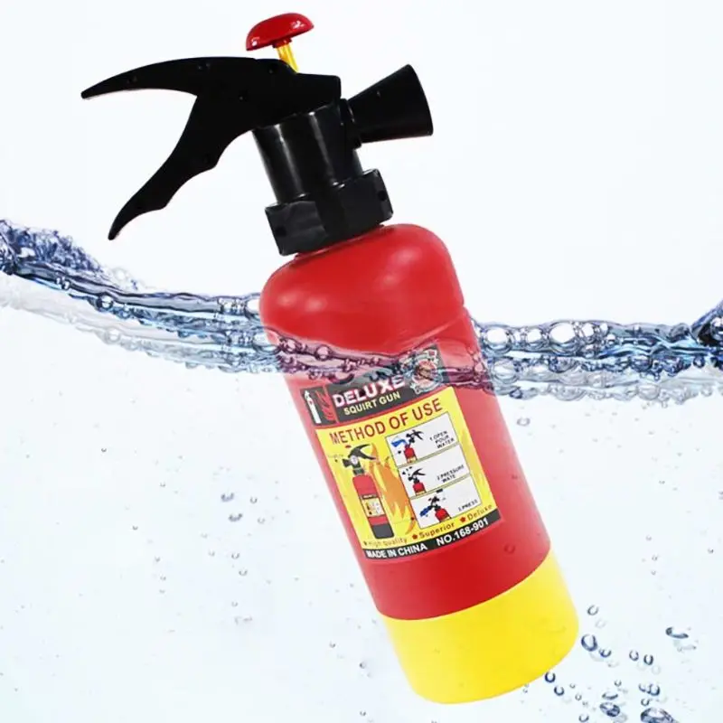 

Portable Fire Extinguisher Gas Shape Water Gun Air Pressure Beach Fireman Cosplay Role Play Toys For Kids Children