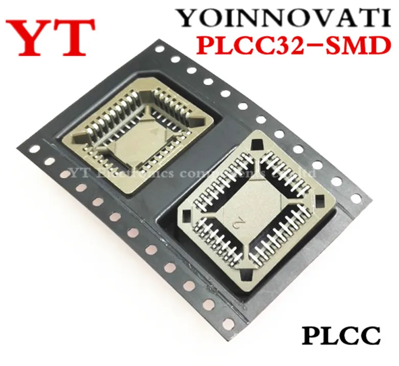 

10 шт./лот PLCC32-SMD IC розетка, PLCC32 розетка адаптер, 32 Pin PLCC конвертер лучшее качество