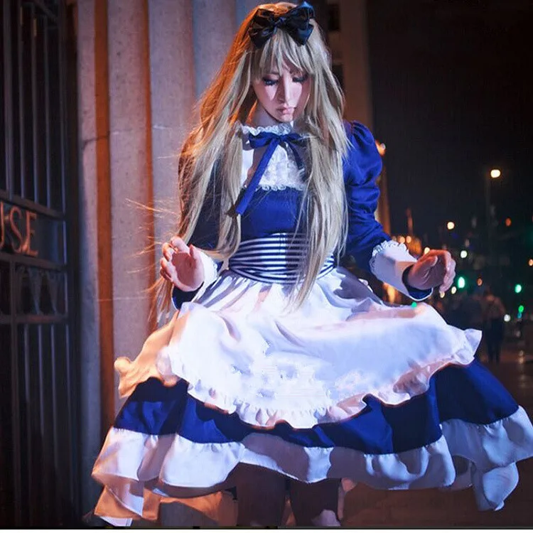 APH Axis Powers Hot Anime Cosplay Man Woman Cos Belarus Nataliya Arlovskaya Lolita Maid Costume | Тематическая одежда и