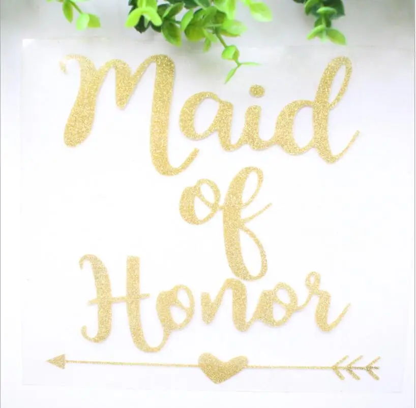 Glitter Letter Sticker Clothing T shirt Personality Pattern Glitter Hot