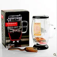 Kamjove TP-320 стеклянный чайник Cha Dao пресс художественная чайная чашка 300 мл