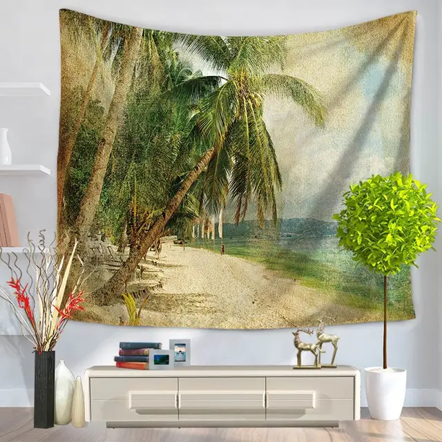 Indian Mandala Tapestry Wall Hanging Palm Trees Beach Indian Mandala Tapestry Wall Hanging Palm Trees Beach Throw Yoga Mat Boho Decor