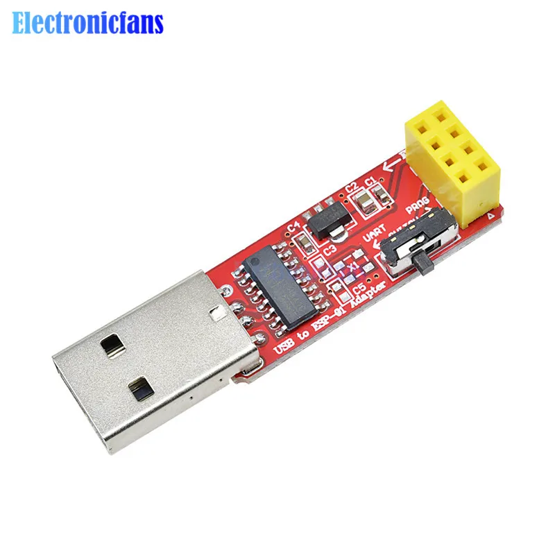 USB к ESP8266 ESP-01 Wi-Fi адаптер модуль w/CH340G USB к ttl драйвер последовательный беспроводной адаптер бортовой 3,3 V LDO для Arduino