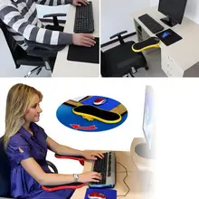Защитный подлокотник для рук, прикрепляемый компьютерный стол, мышь с опорой для запястья, подушечки на запястье, Настольный коврик для мыши