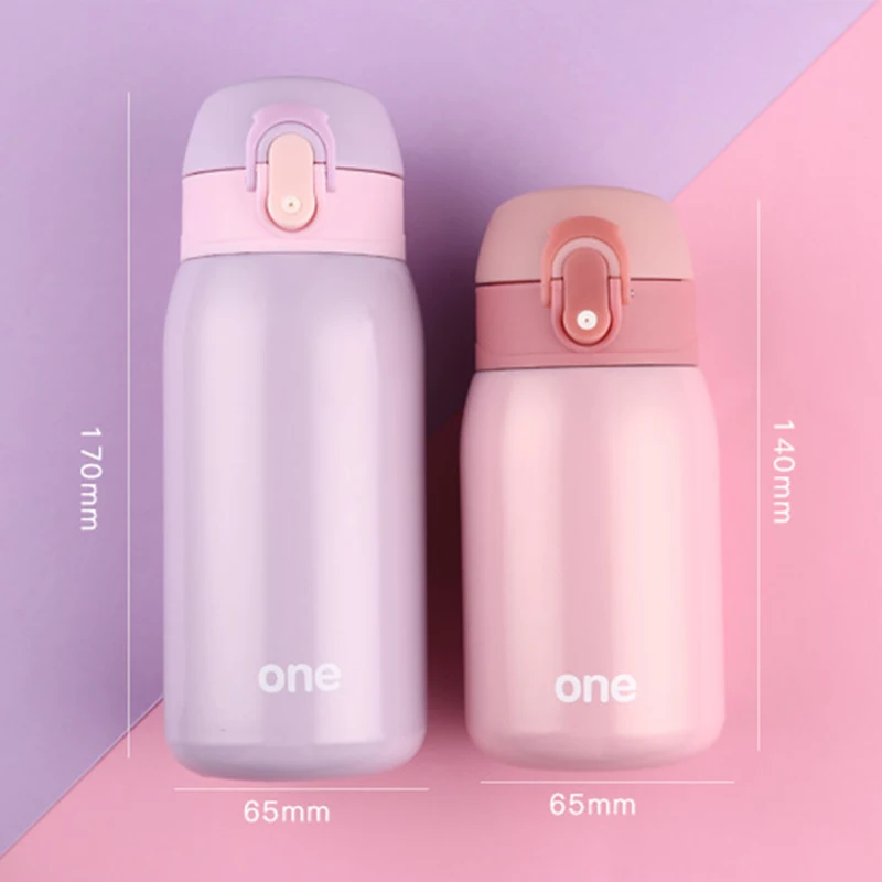 Baby Thermos Feeding Bottle Child 304 Stainless Steel Vacuum Flask Water Cup Cute Mini Toddler Drink Kid Insulation Cup BB5107 (10)