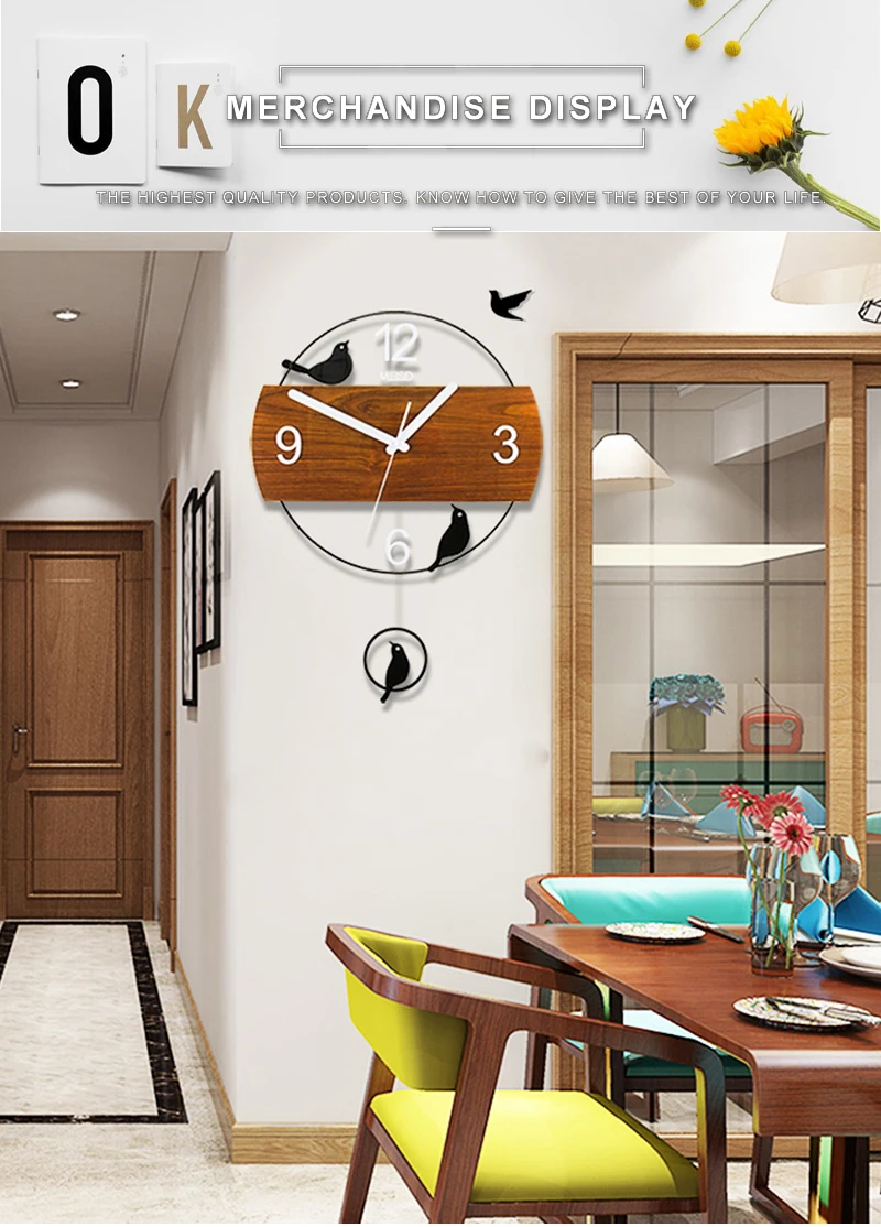 decor acrylic mirrored decorative sticker wall clock metal pendulum clock watch for wall double sided wall clock clock cuckoo clock 3d living room clock luxury wall clock wallclock cavalier king  (8)