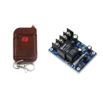 

Low Price New DC12V 24V 36V 48V 1CH 30A Relay Wireless Remote Control Switch Peach Transmitter With Receiver 315/433Mhz