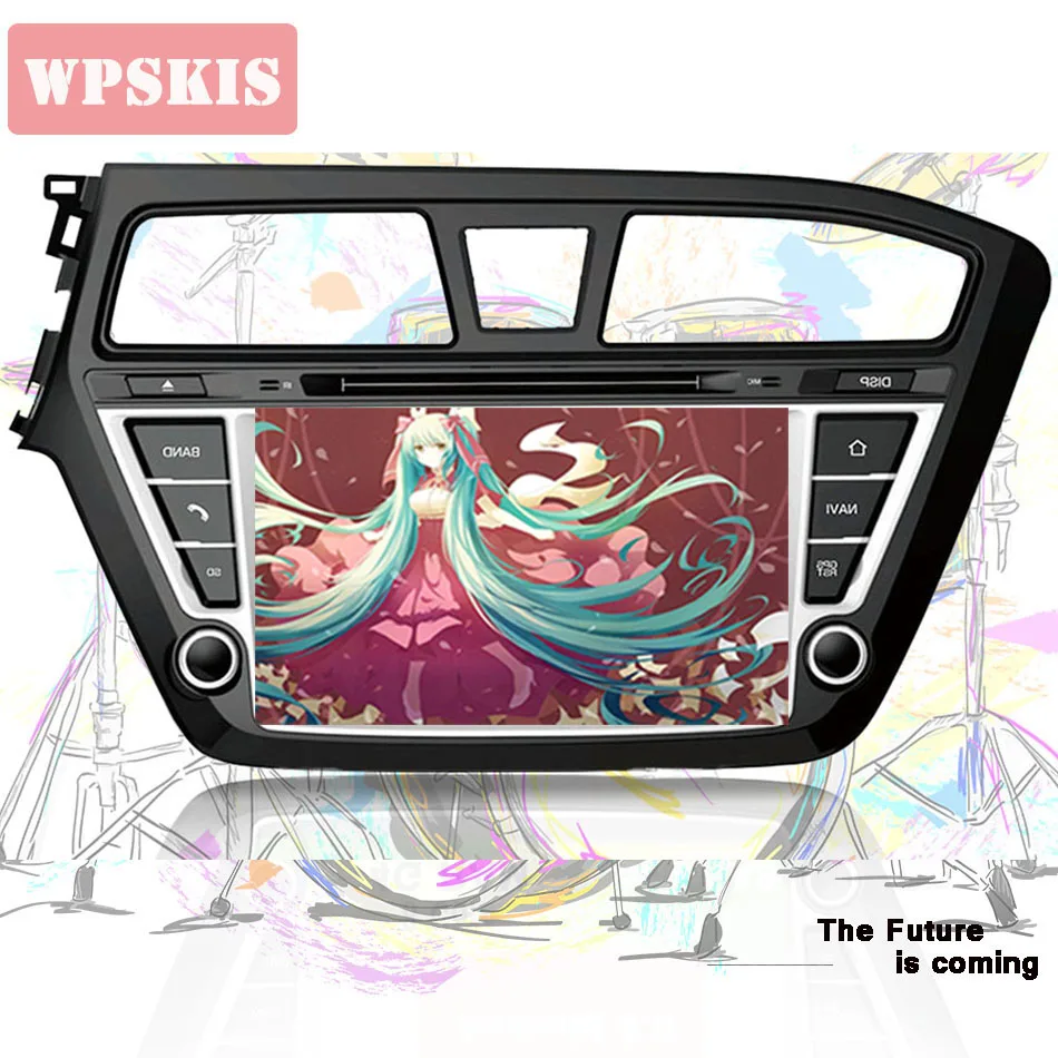 Clearance OCTA CORE Android 9.0 4G Car Dvd Gps Player 1024*600 For HYUNDAI I20 2014 2016 2018 Gps Navigation Car Stereo Multimedia Player 4
