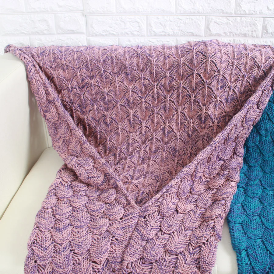 Одеяло в виде рыбьего хвоста 70x190 см 90x см|throw blanket|tail blanketblanket crochet |