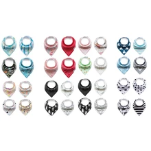 4 шт. с изображениями мультипликационных персонажей Треугольники хлопок Полотенца детский слюнявчик, слюни двойной, Детские аксессуары, носки-P101