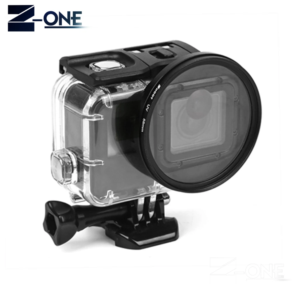 Фильтр SONOVEL 6 в 1 58 мм для GoPro Hero 5 черный водонепроницаемый чехол Hero5 Дайвинг УФ