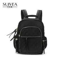 Suivea бренд дамы рюкзак сплошной элегантный дизайн для роскошных 2017 Высокое качество PU Материал мода путешествия сумки рюкзак