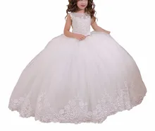 flower girls dresses long white first communion dresses for girls vestido daminha de comunion para ninas dresses for girls glizt bead white tulle first communion dresses for girls vestido daminha casamento luxury ball gown organza flower girl dresses