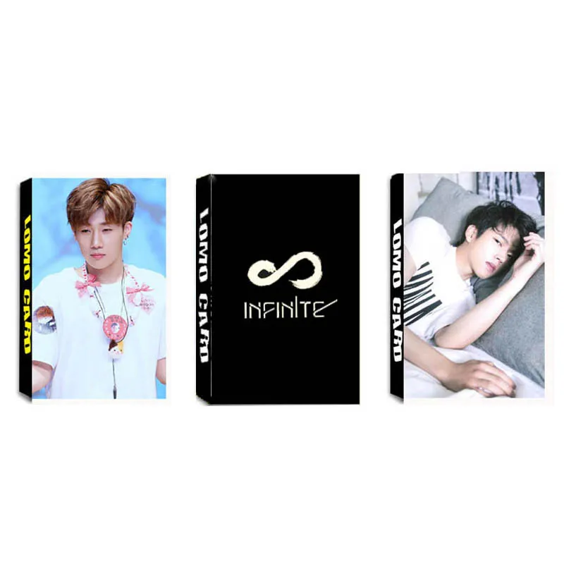 KPOP INFINITE ONLY WooHyun SungGyu альбом LOMO карты самодельная бумажная Фотокарта